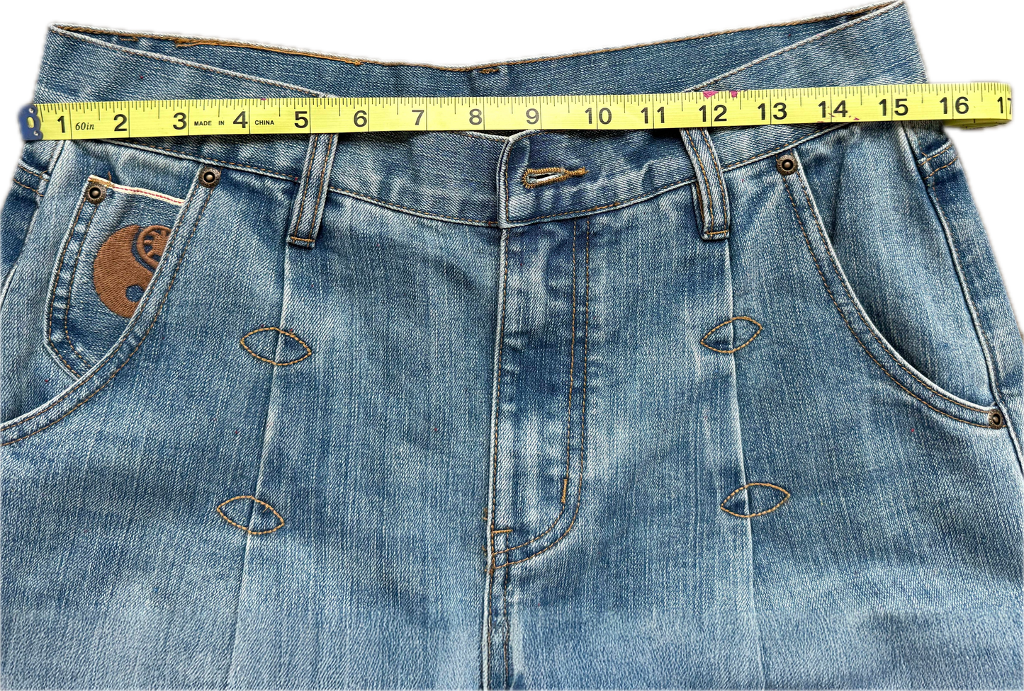 SNS Script Denim work pants