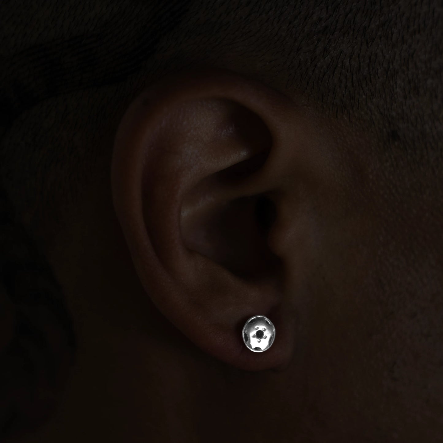 Benz Monoblock Rim Earrings