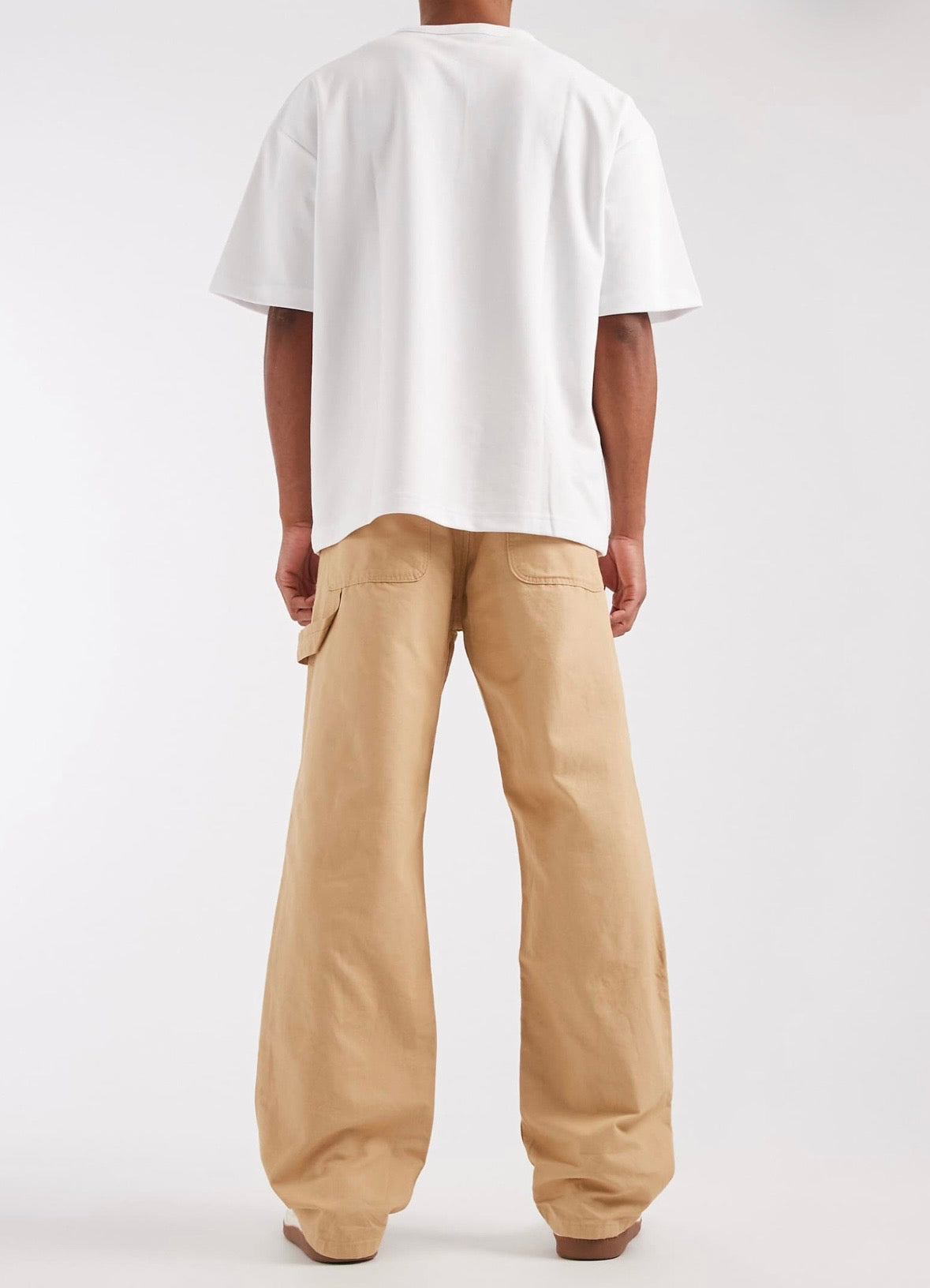 Wrangler double knee carpenter jeans in Brown