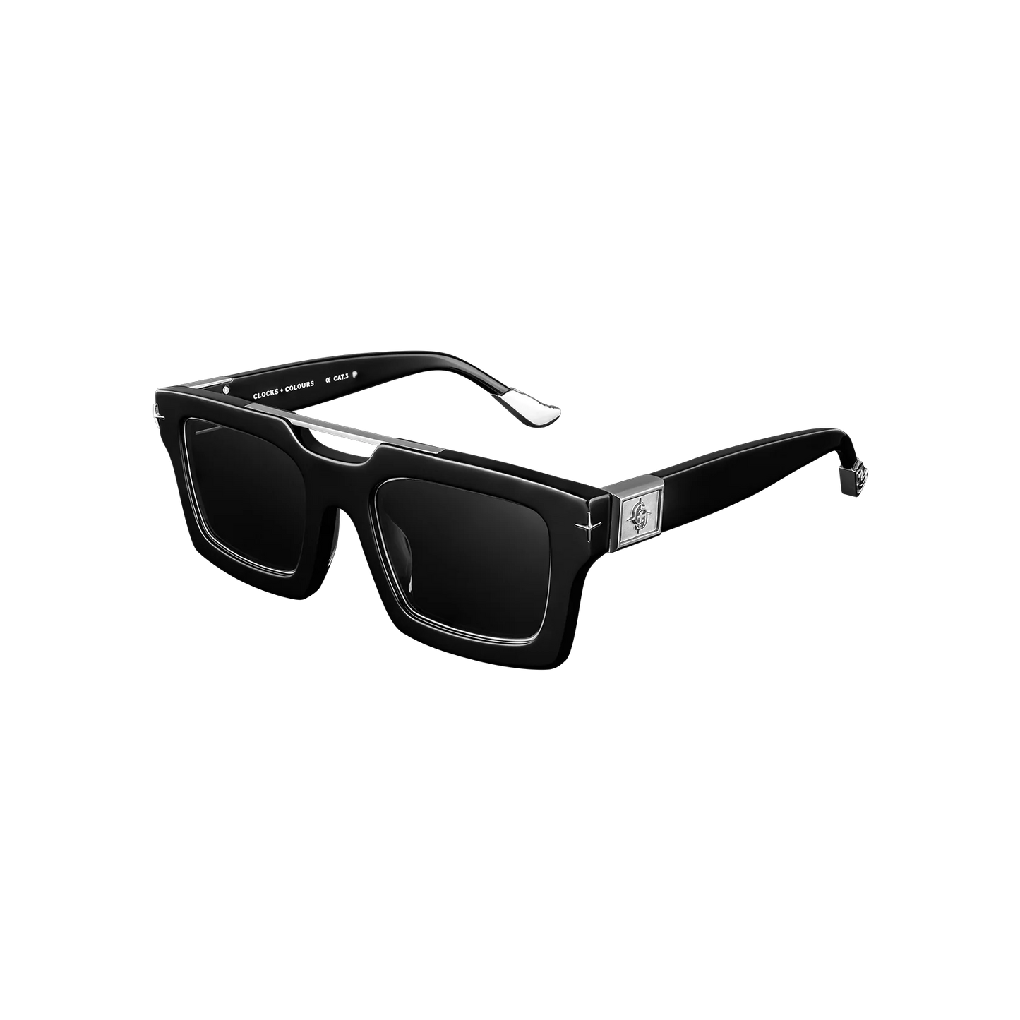 Clocks + Colours Impact Glasses in Black