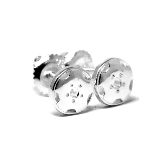 Benz Monoblock Rim Earrings