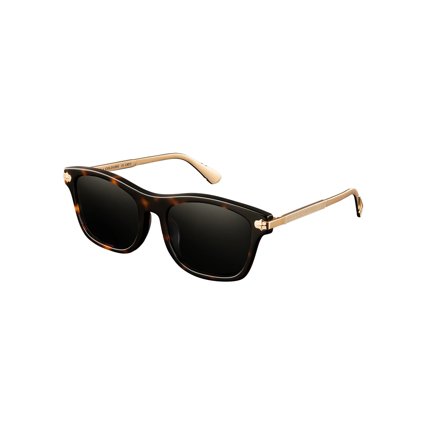 Clocks + Colours Cruiser Sunglasses in polished tortoise color