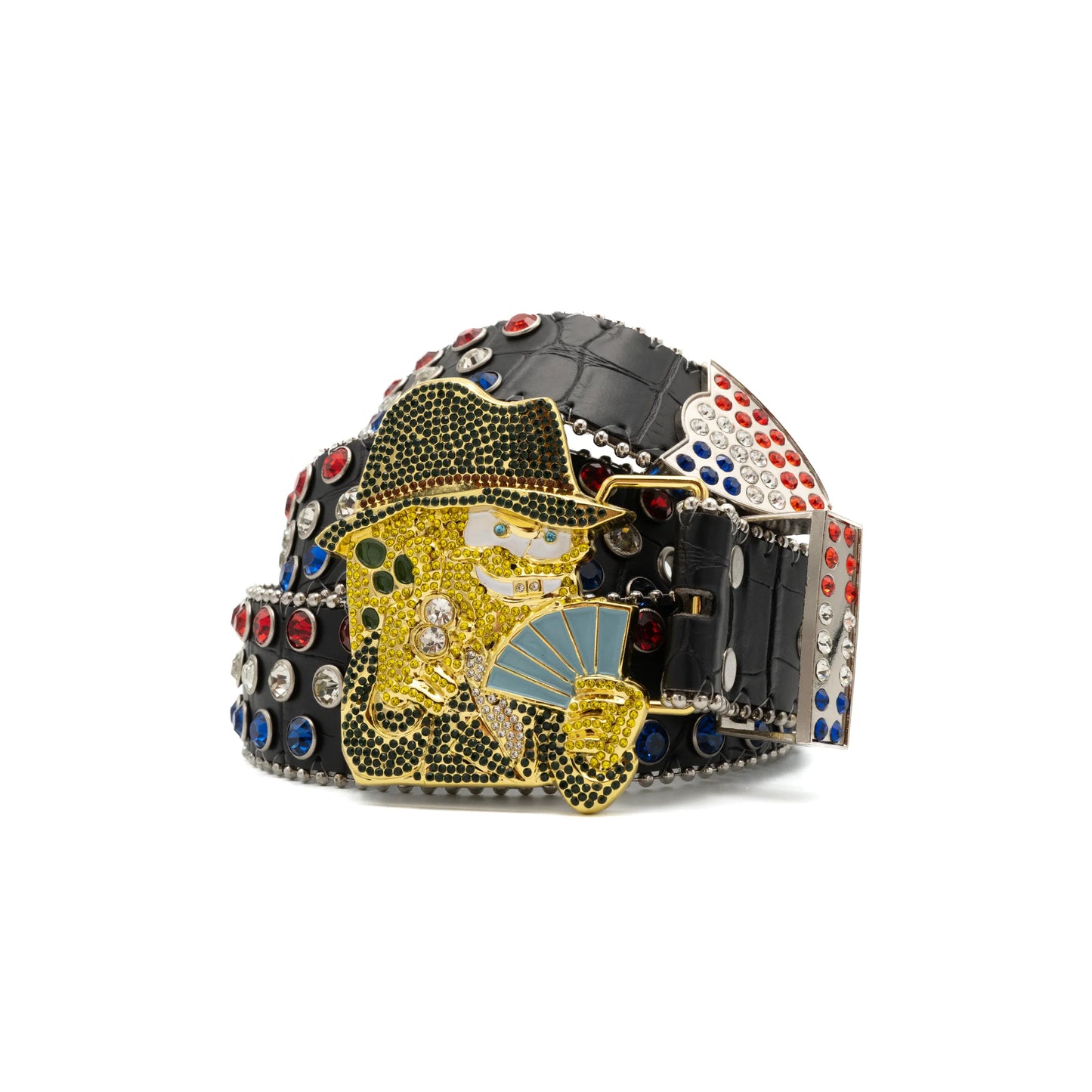 BB SpongeBob Belt In Black Croc