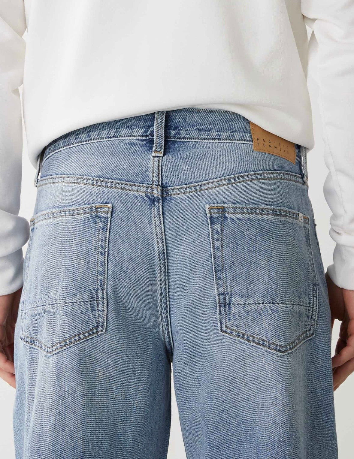 Pacsun Wide Leg washed jeans in Indigo