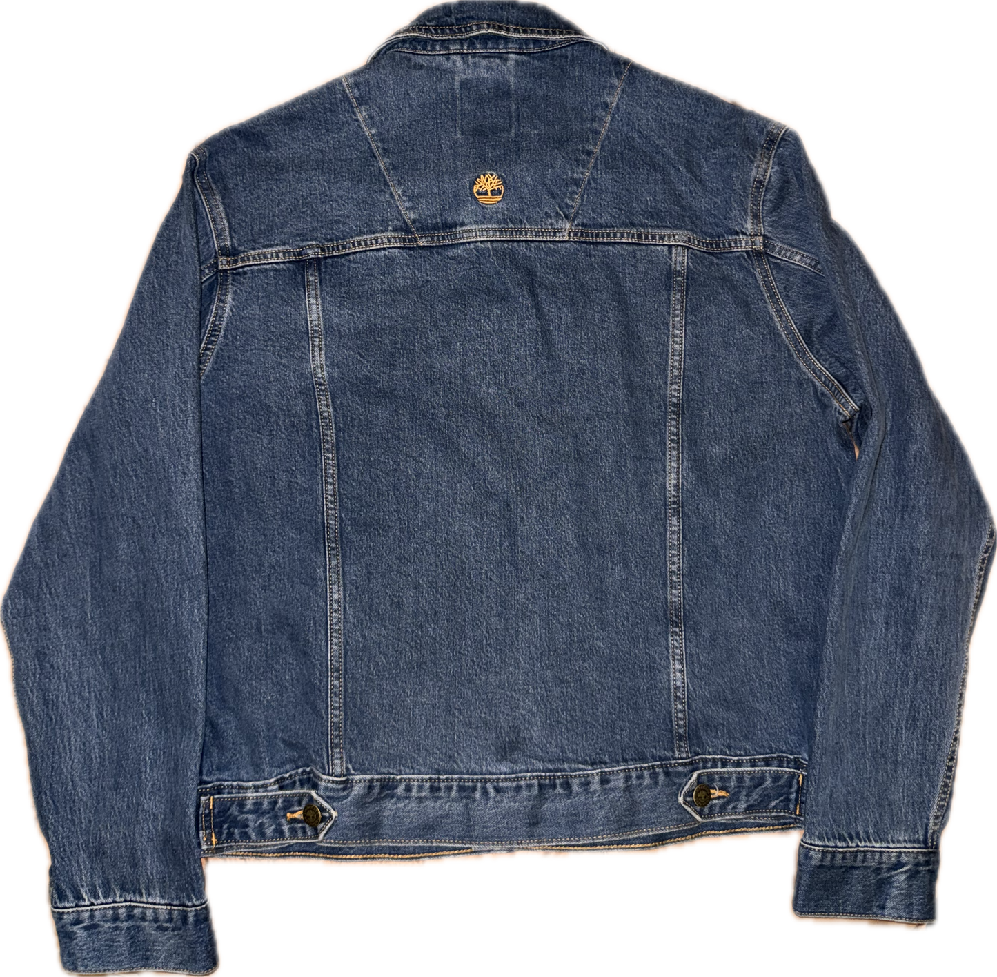 Timberland mid wash denim jacket in Blue