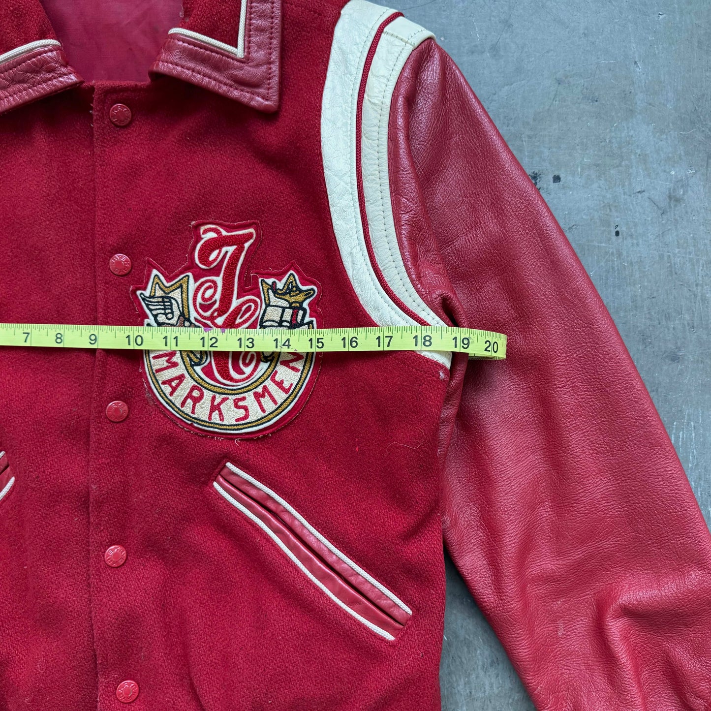Vintage Marksmen Letterman Varsity jacket