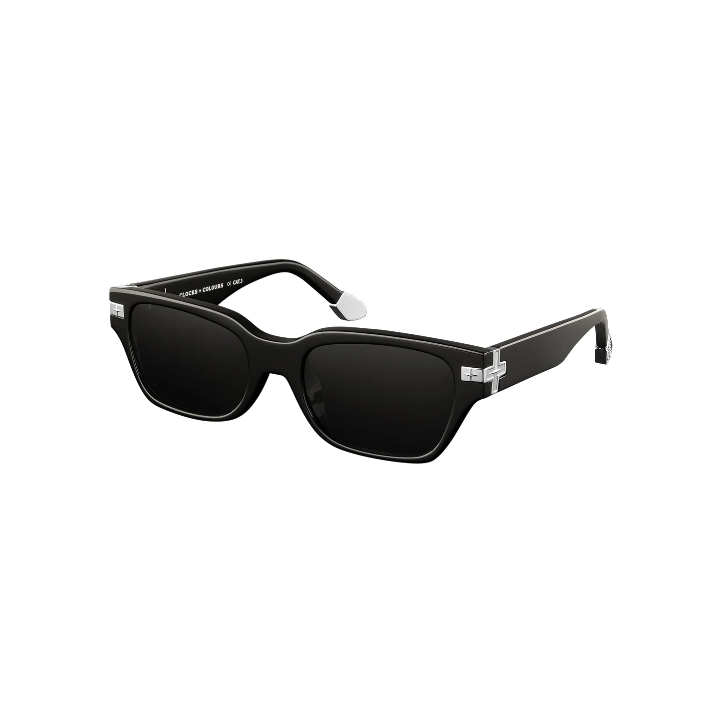 C+C Deluxe X Black Glasses