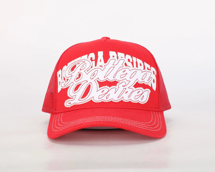 Bottega Desires Large Trucker Hat in Sexyy Red