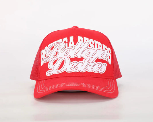 Bottega Desires Large Trucker Hat in Sexyy Red