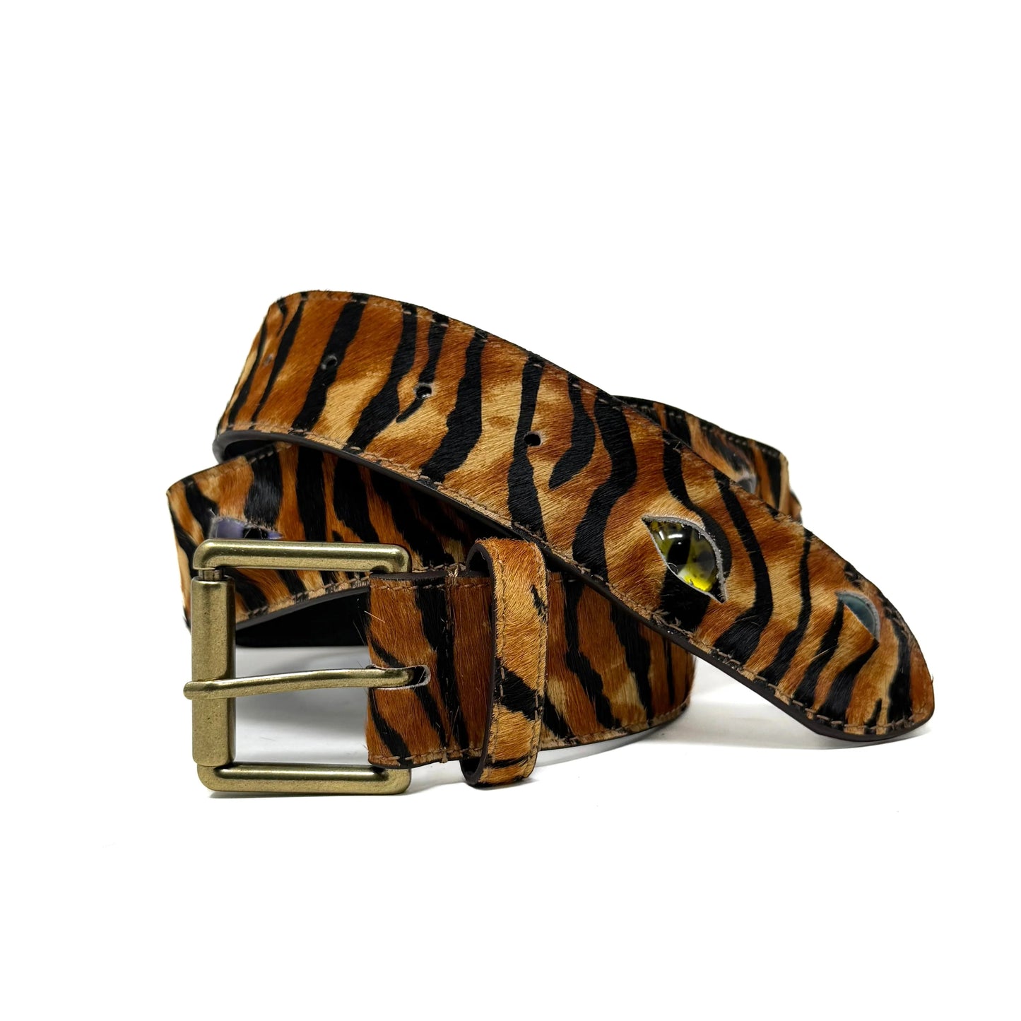 SNS Eyeball belt in Tiger Print(32-34)