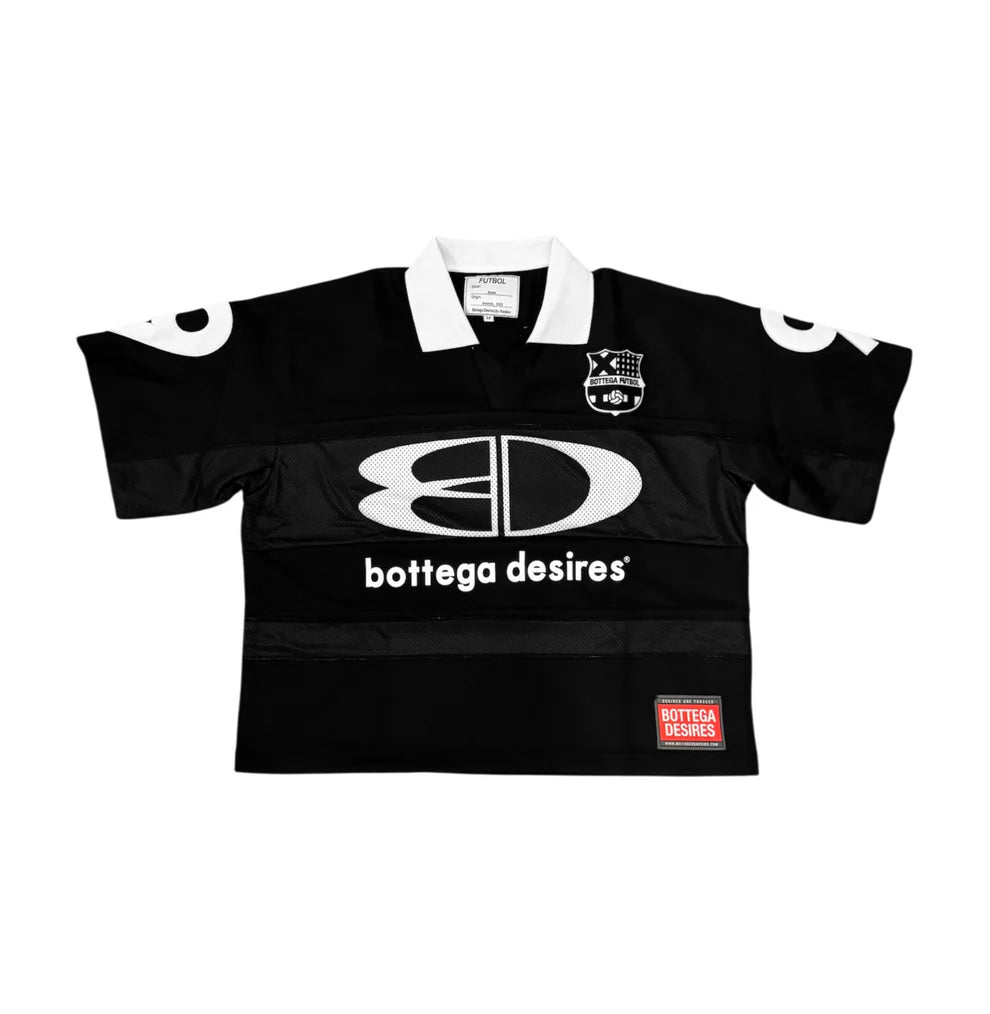 Bottega Desires Futbol Jersey in Black