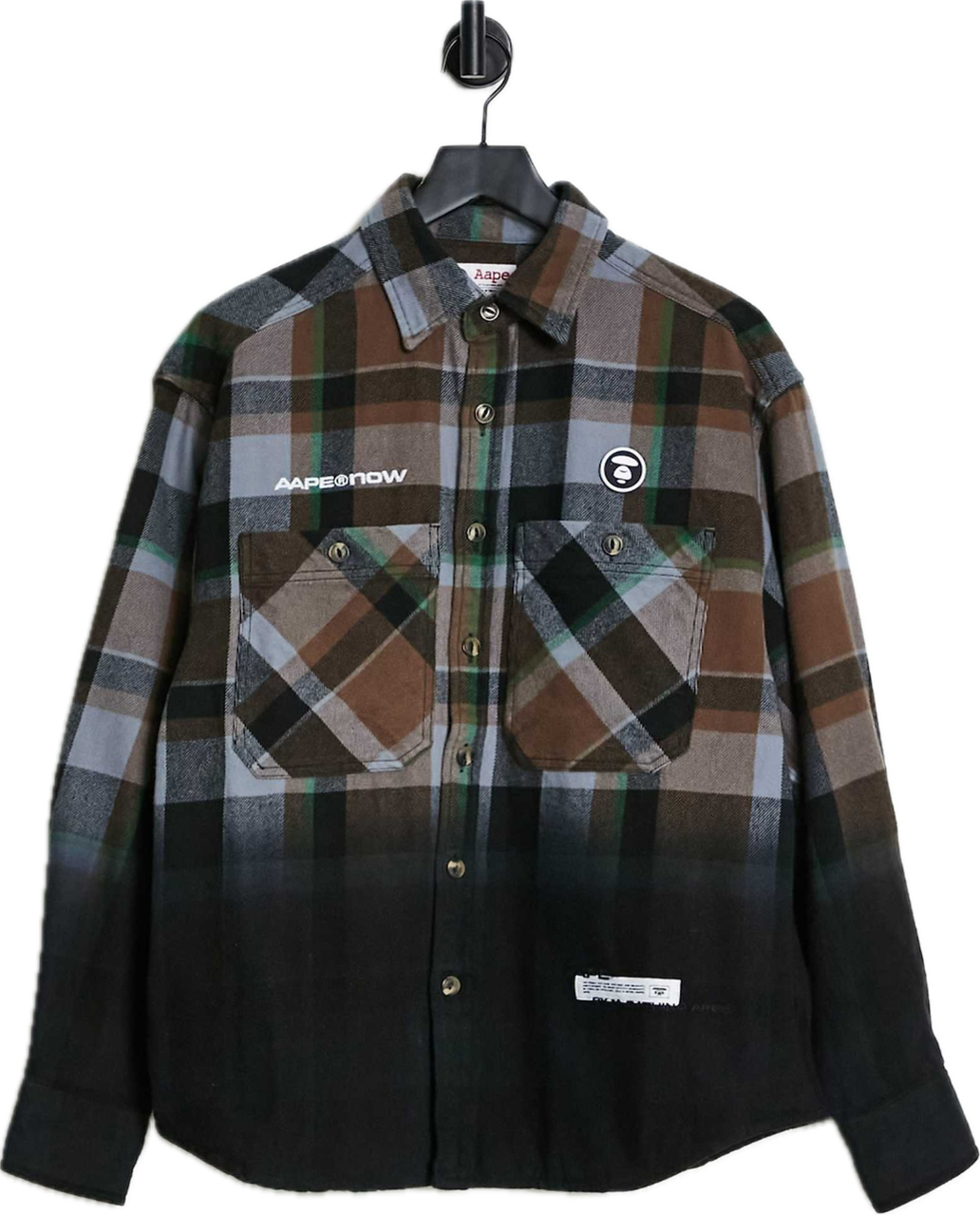 AAPE by A* Bathing Ape Check shirt