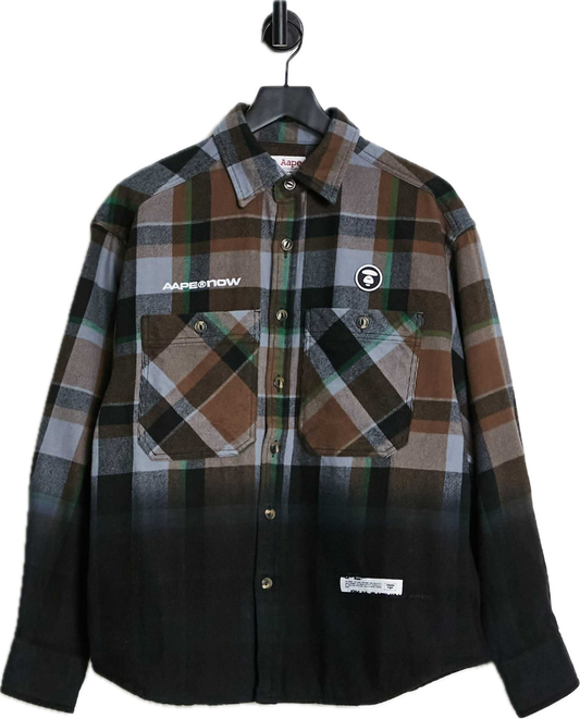 AAPE by A* Bathing Ape Check shirt