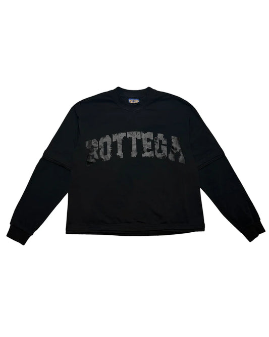 Bottega Desires War Long sleeve T-shirt in Black