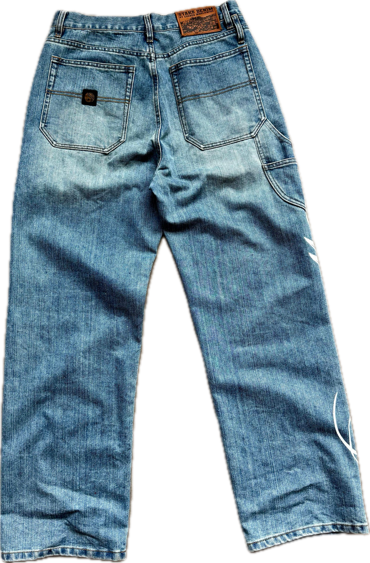 SNS Script Denim work pants