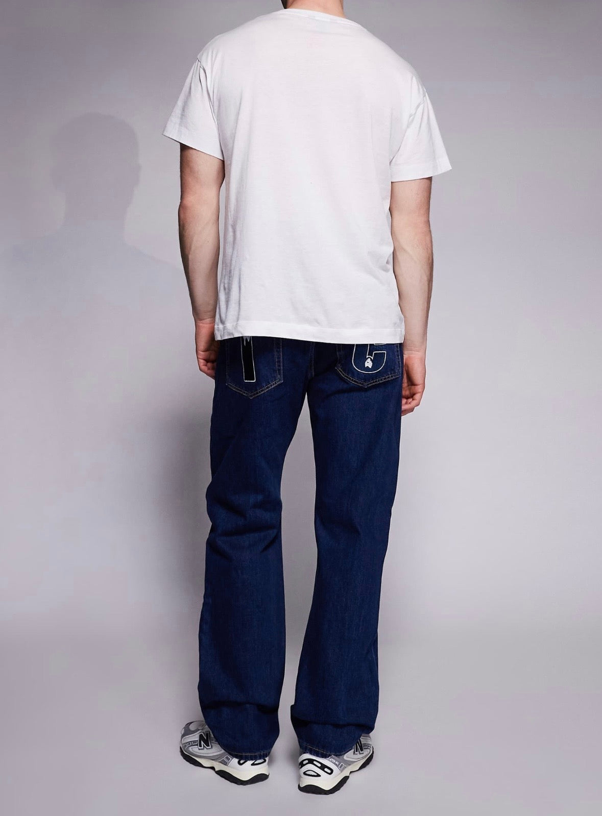 ICECREAM diamanté running dog jeans in Indigo
