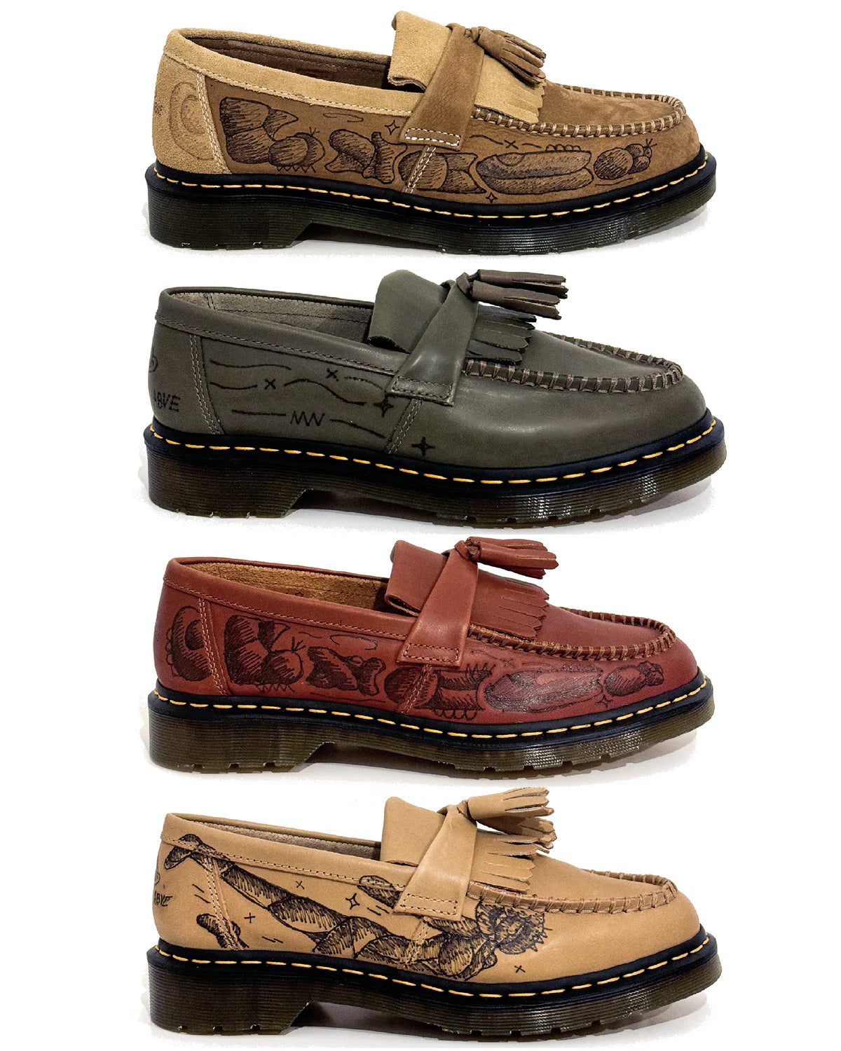 Abveallelse x Dr Martens Custom “Rise” Loafers