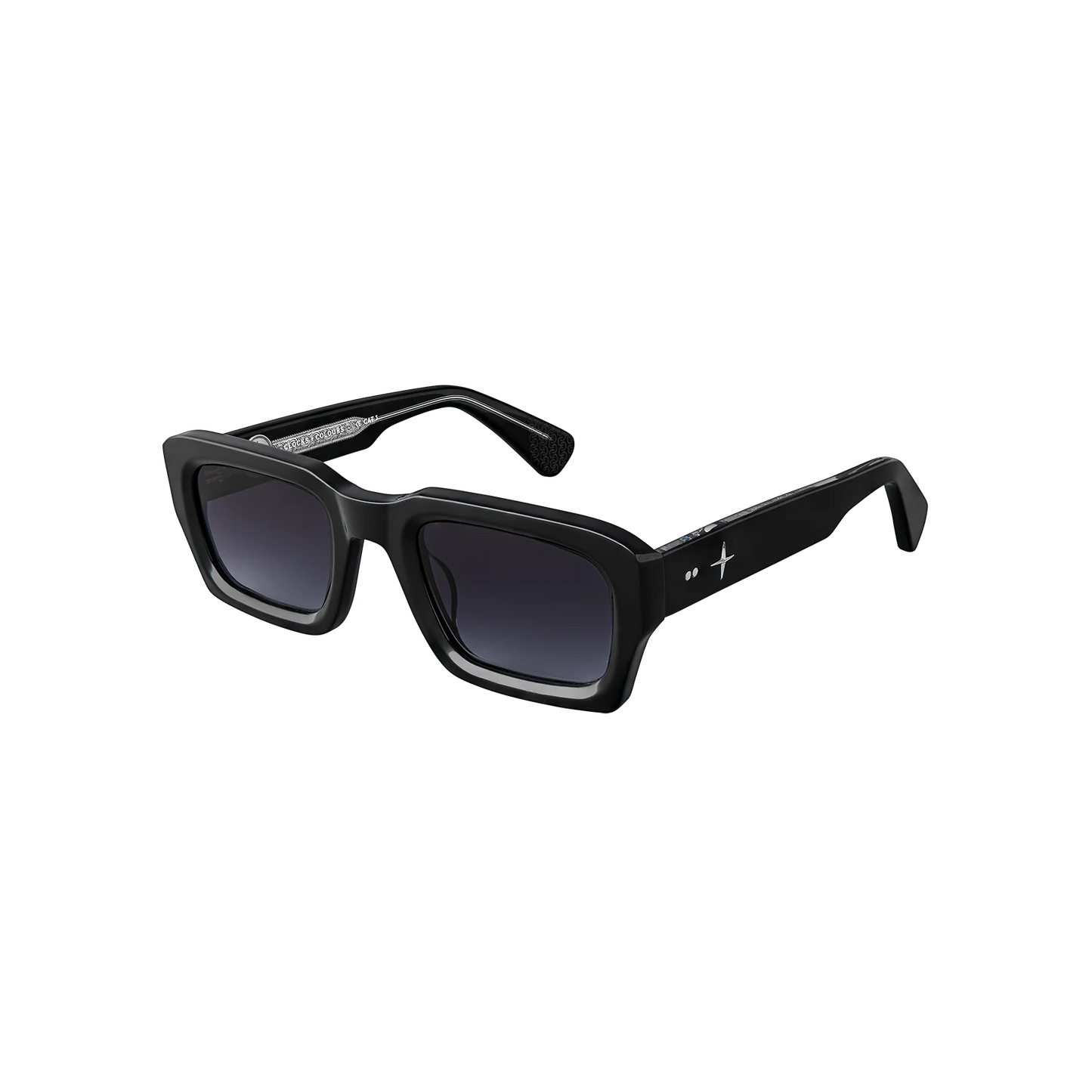 Clocks + Colours Stealth Sunglasses in Black
