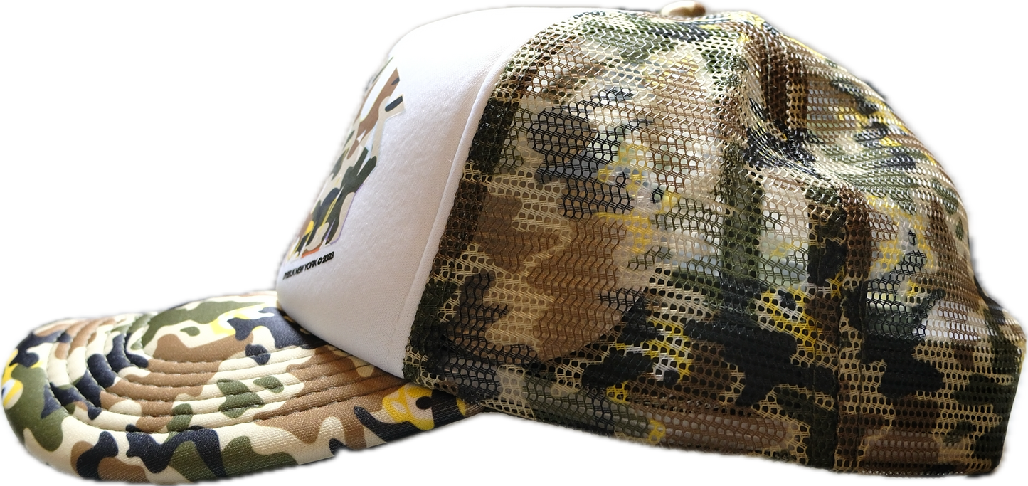 Dybbuk Camo trucker hat