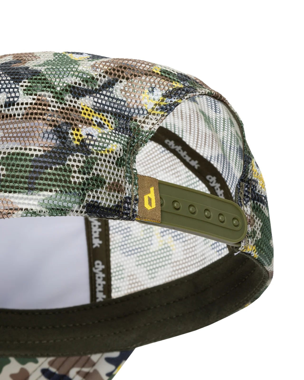 Dybbuk Camo trucker hat