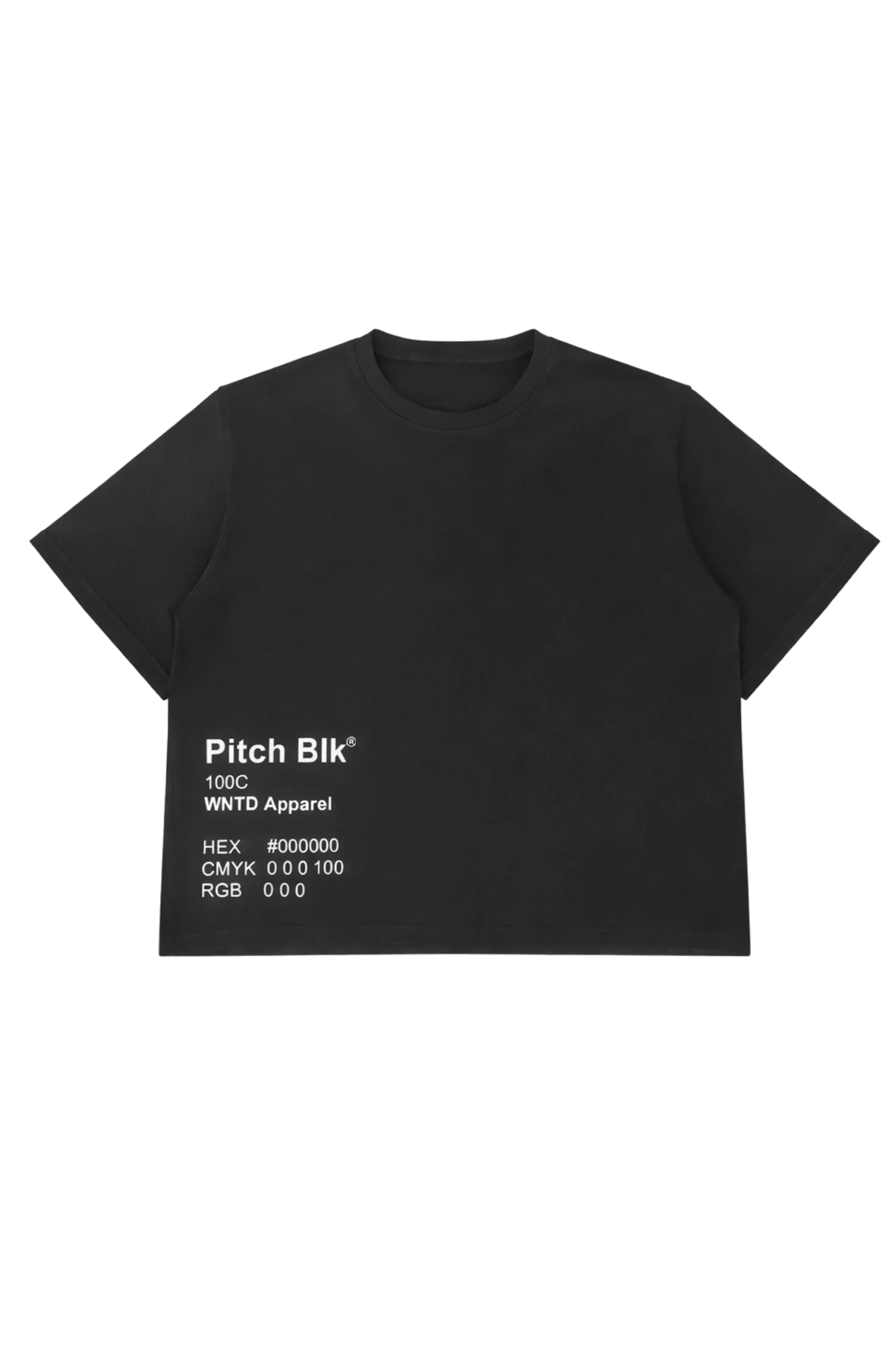 WNTD Ghost Paint Tee in Black
