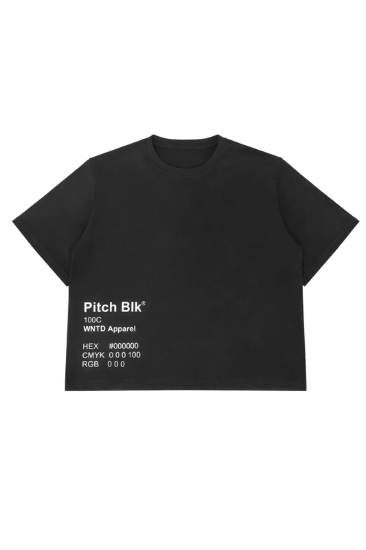 WNTD Ghost Paint Tee in Black